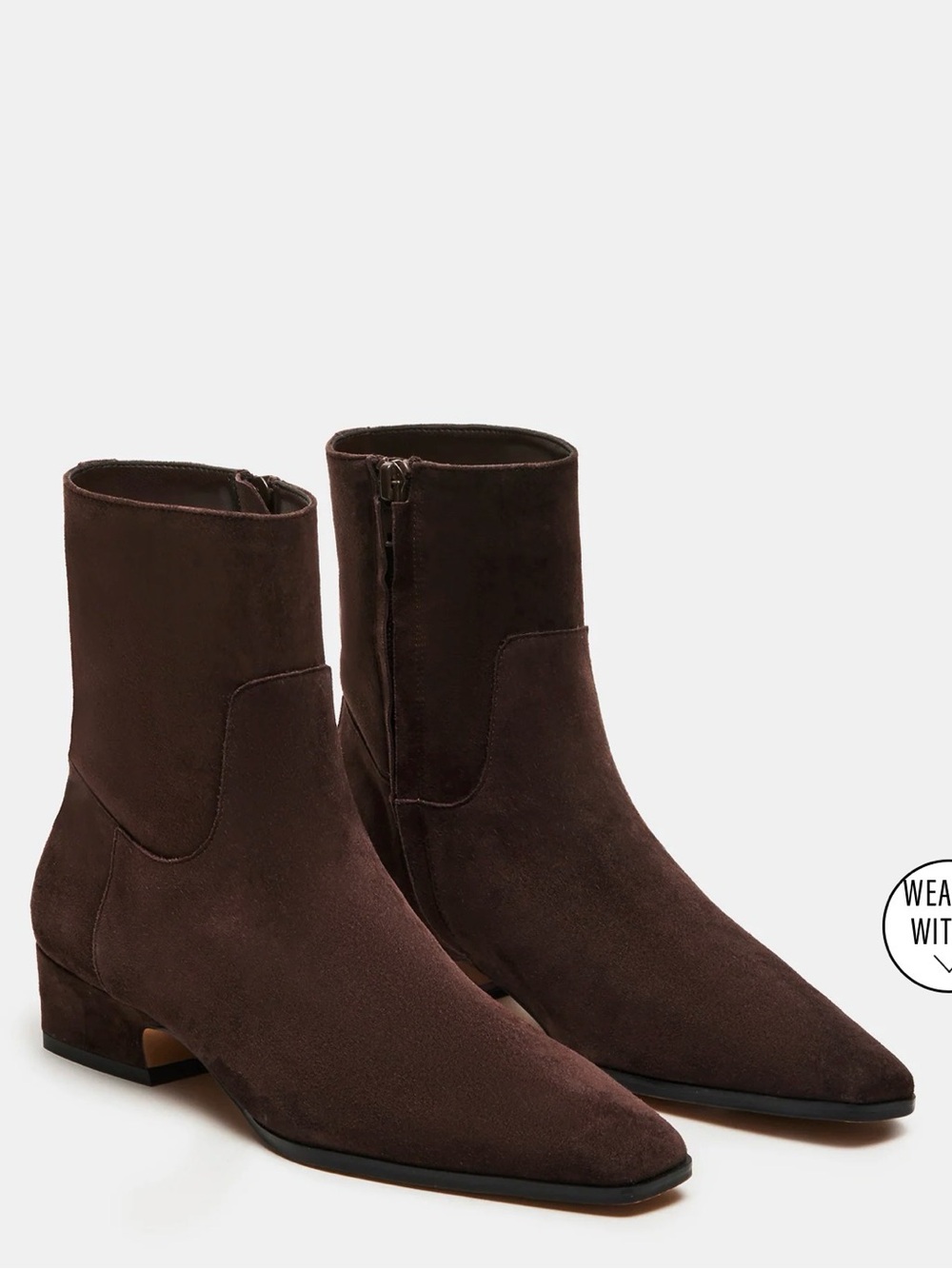 Steve Madden Women's Dark Brown Suede Ankle Booties